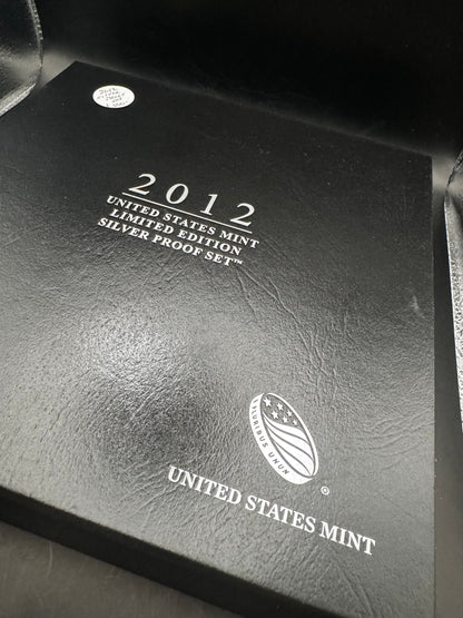 2012 U.S. Mint Limited Edition Silver Proof Set Coins