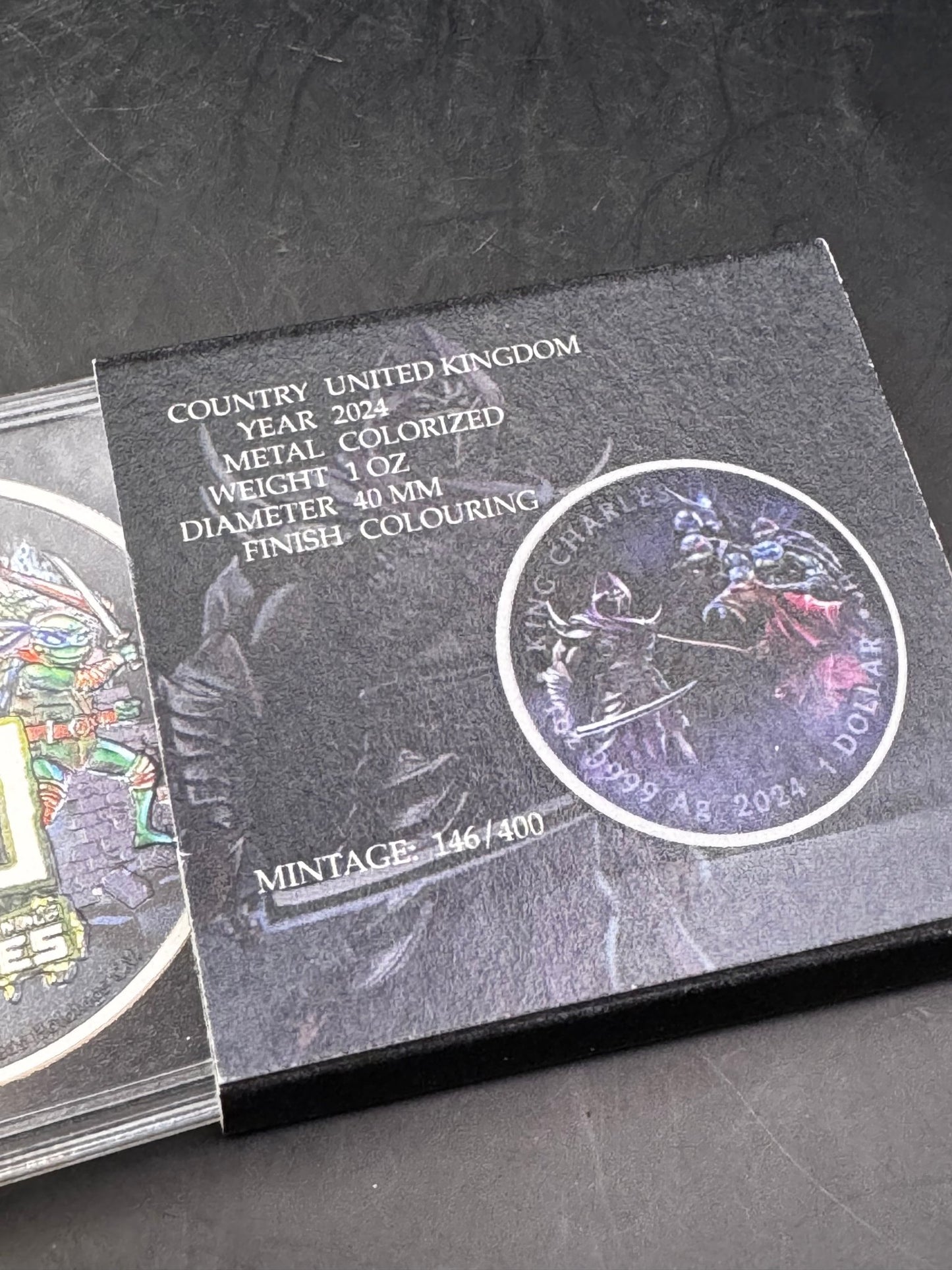 2024 Perth .999 Silver Coin Teenage Mutant Ninja Turtles Enhanced "Fight Night"