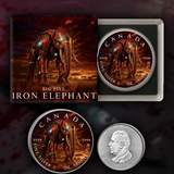 2025 Canada Maple Big Five Iron Elephant 1oz .9999 Silver