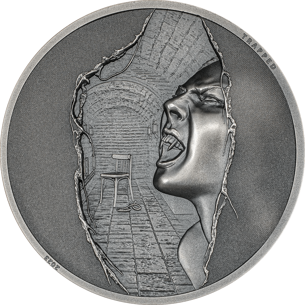 ESCAPE Trapped 1 Oz Silver Coin Cook Islands 2023