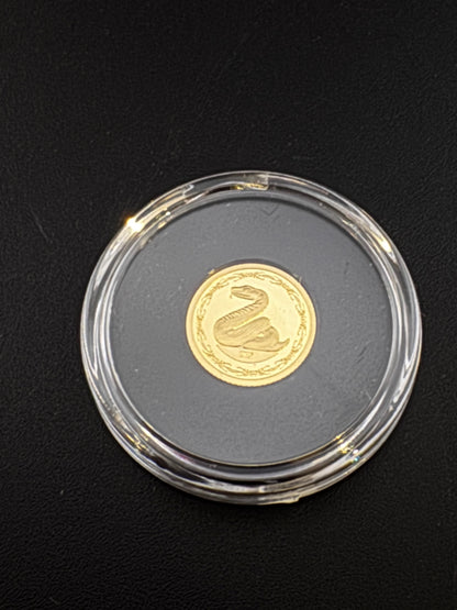 CIT 2024 .5 Gram Gold .999 Snake Coin