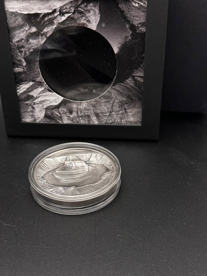 2021 Palau Seven Natural Wonders: Grand Canyon 3oz Silver Coin 1 of 9 Custom Antique