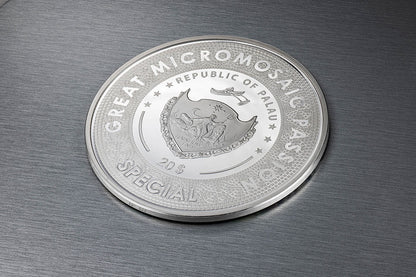 *FIVE LADIES Great Micromosaic Passion 5 Oz Silver Coin 20$ Palau 2022