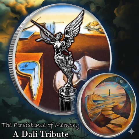 2024 Mexico Libertad 1oz .999 Silver Coin Dali The Persistence of Memory