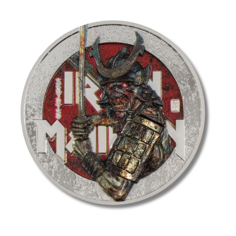 Graded NGC PF69 2022 Cook Islands Iron Maiden 2oz .999 Silver Coin