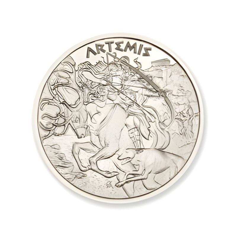 Greek Mythology Series Artemis 1 Troy Ounce 39mm