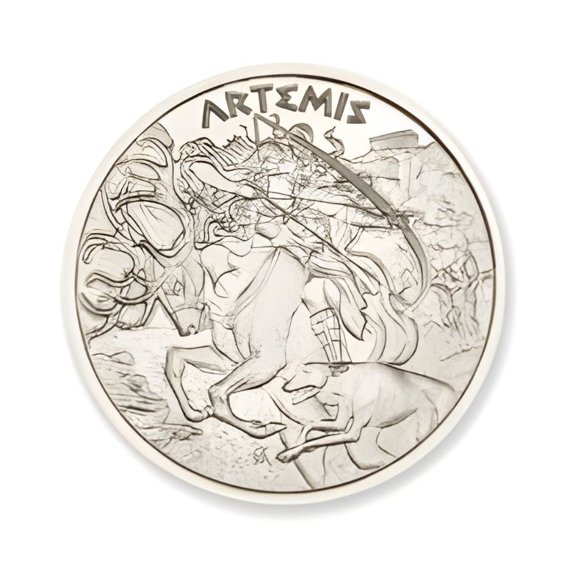 Greek Mythology Series  Artemis 2 Troy Ounce 39mm