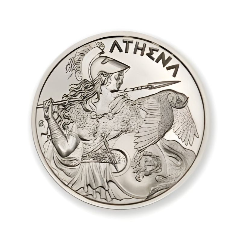 Greek Mythology Series Athena 2 Troy Ounce 39mm
