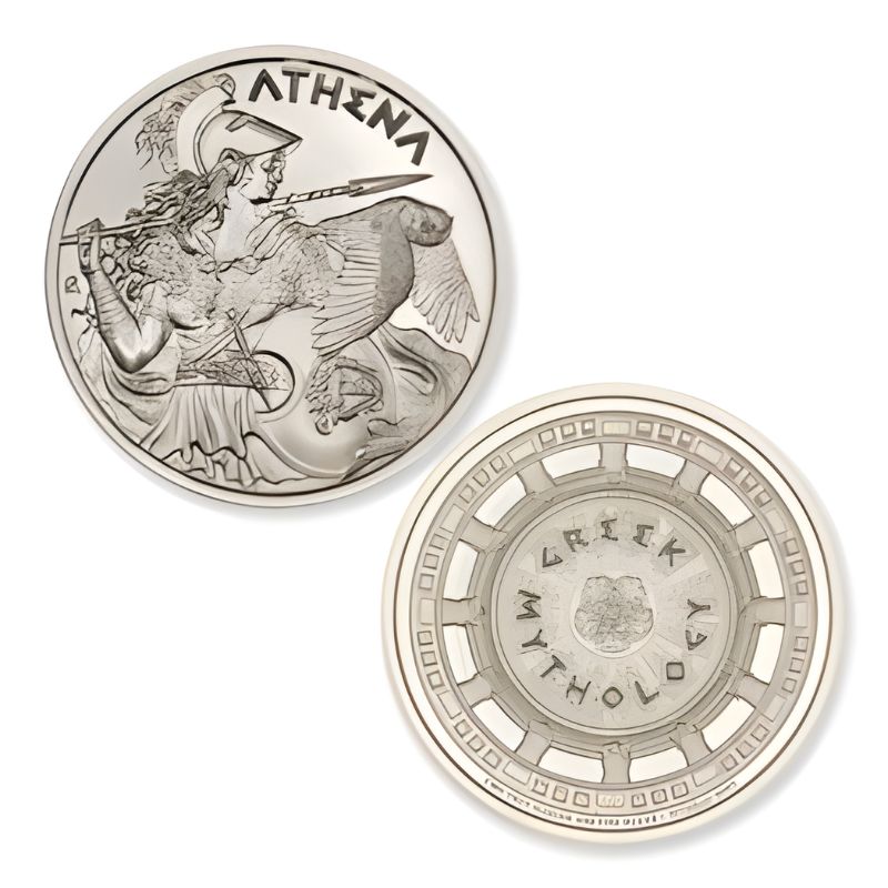 Greek Mythology Series Athena 2 Troy Ounce 39mm