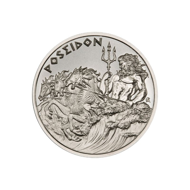 Greek Mythology Series Poseidon 1 Troy Ounce 39mm