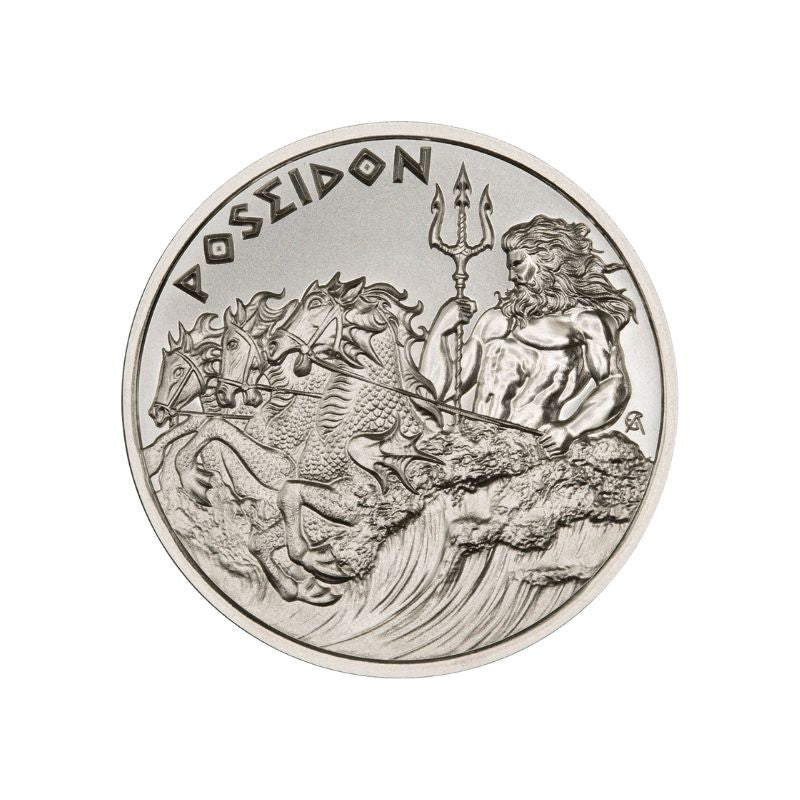 Greek Mythology Series Poseidon 2 Troy Ounce 39mm