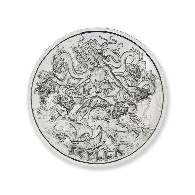 Greek Mythology Series  Scylla 1 Troy Ounce 39mm