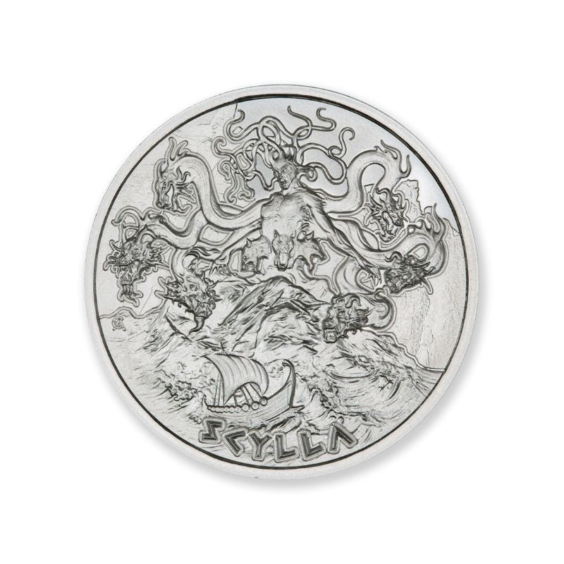 Greek Mythology Series Scylla 2 Troy Ounce 39mm