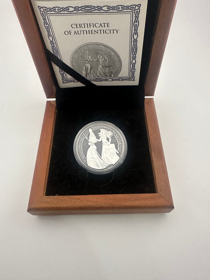 Germania 2019 Britannia & Germania The Allegories - Antique and Proof Silver 1oz