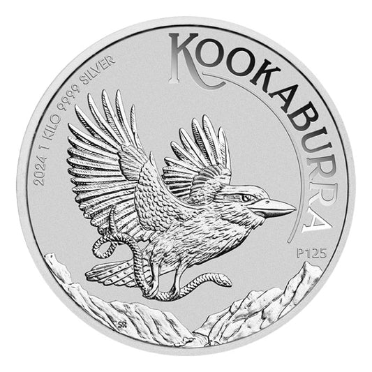 1kg format of the 2024 Kookaburra silver BU range’