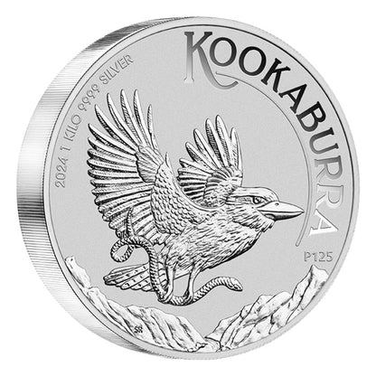 1kg format of the 2024 Kookaburra silver BU range’