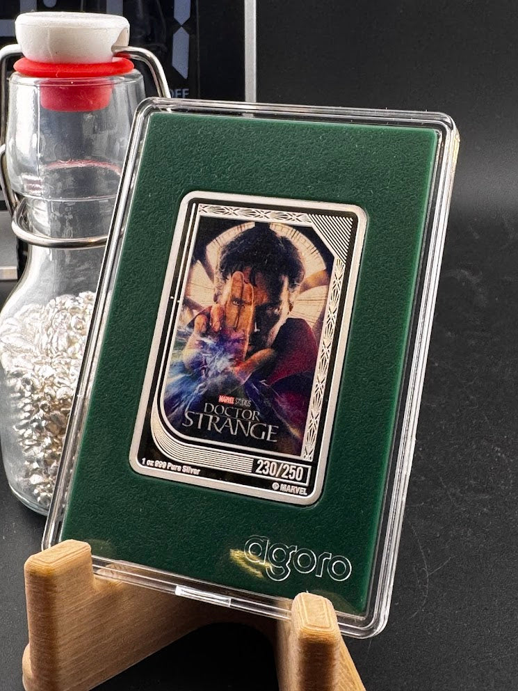 2025 Agoro Marvel Infinity Trading Coins Dr. Strange 230/250 1oz .999 Silver
