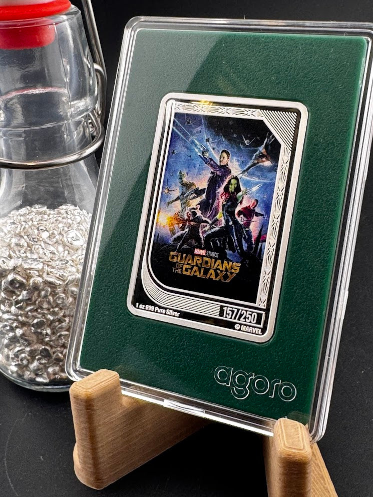 2025 Agoro Marvel Infinity Trading Coins Guardians Galaxy 157/250 1oz .999 Silver