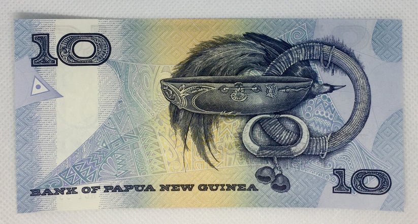 PAPUA NEW GUINEA | 10 KINA BANKNOTE 1988 UNC