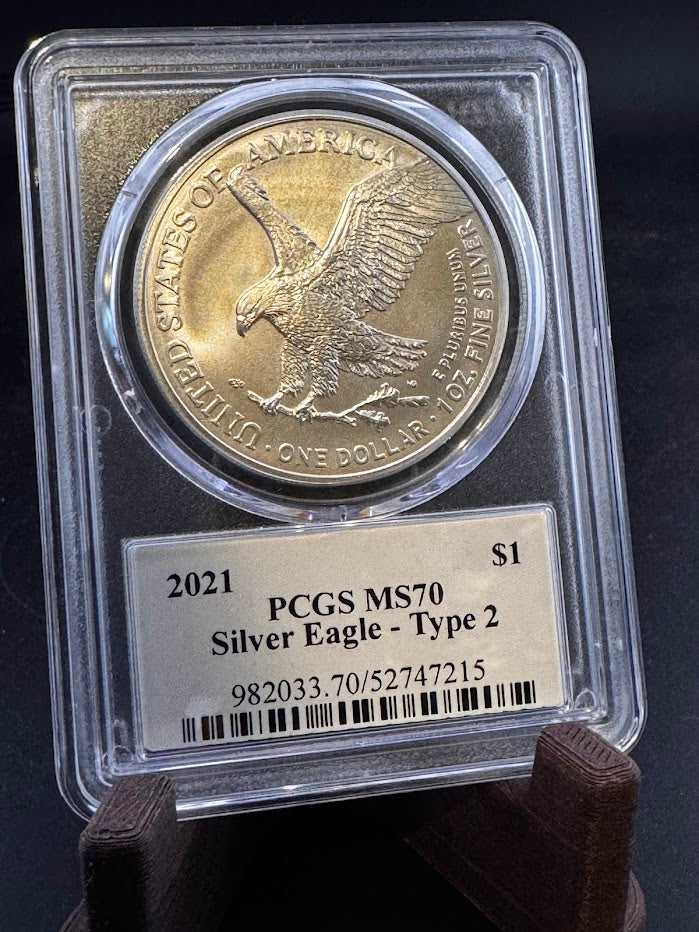 Ultra Breaks 2021 Silver Eagle Special Edition PCGS MS70 Type 1 -1 oz Silver Coin