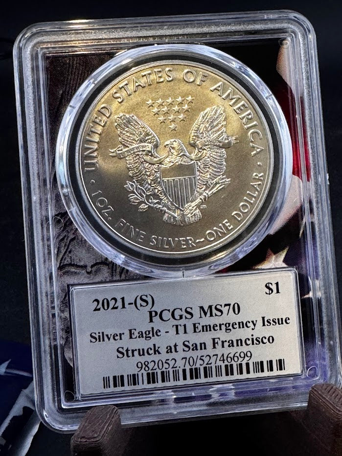 Ultra Breaks 2021 Silver Eagle Special Edition PCGS MS70 Type 1 -1 oz Silver Coin