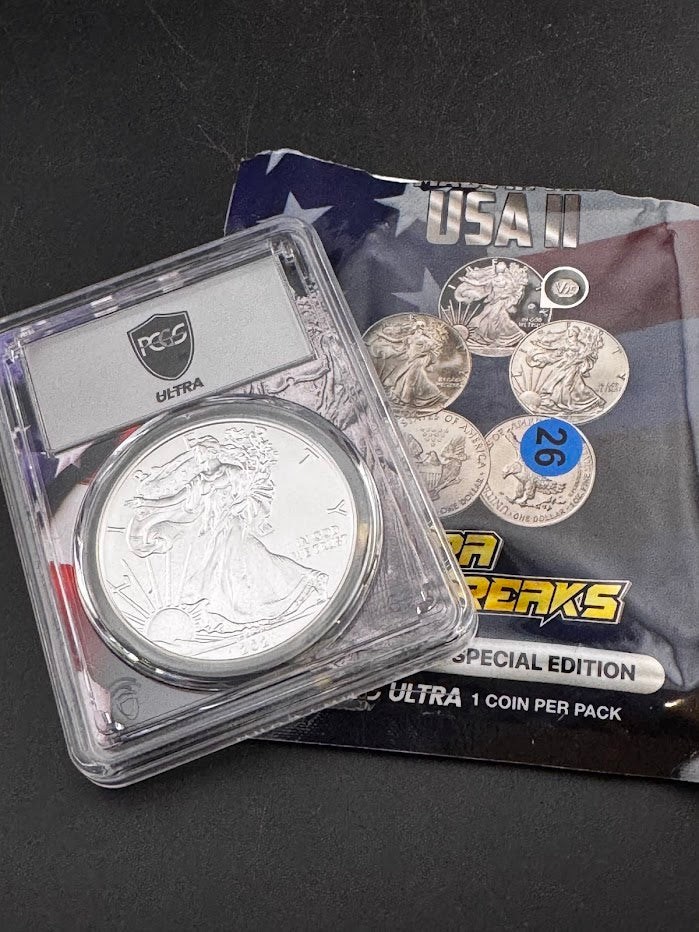 Ultra Breaks 2021 Silver Eagle Special Edition PCGS MS70 Type 1 -1 oz Silver Coin