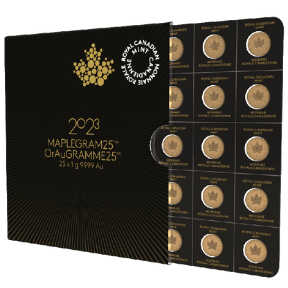 2023 Royal Canadian Maplegrams 1 gram