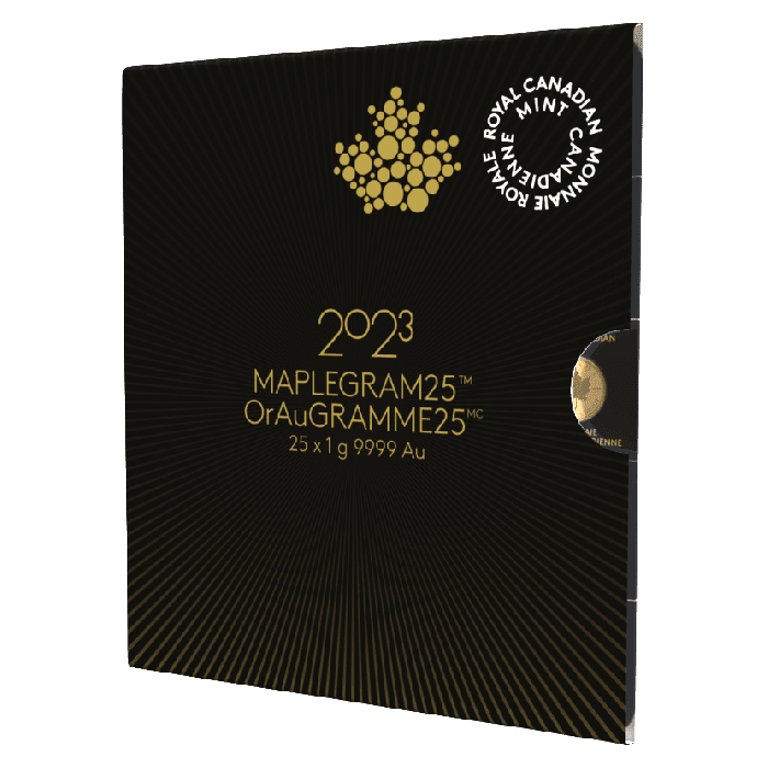 2023 Royal Canadian Maplegrams 1 gram