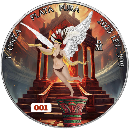 2023 Mexico Libertad Dusk & Dawn Edition Color 1oz .999 Silver Coin