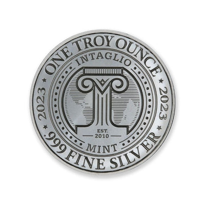 Intaglio UFOs Over Easter Island 1 Troy Ounce 39mm