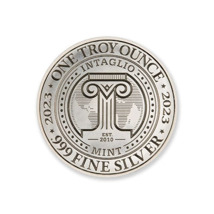 Intaglio UFOs Over Rome 1 Troy Ounce 39mm