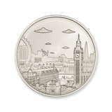 Intaglio Ufos Over London 2 Troy Ounce 39mm