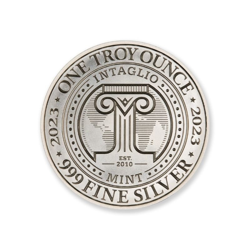 Intaglio Ufos Over Paris 1 Troy Ounce 39mm