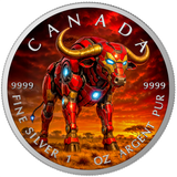 2025 Canada Maple Big Five Iron Buffalo 1oz .9999 Silver