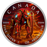 2025 Canada Maple Big Five Iron Elephant 1oz .9999 Silver