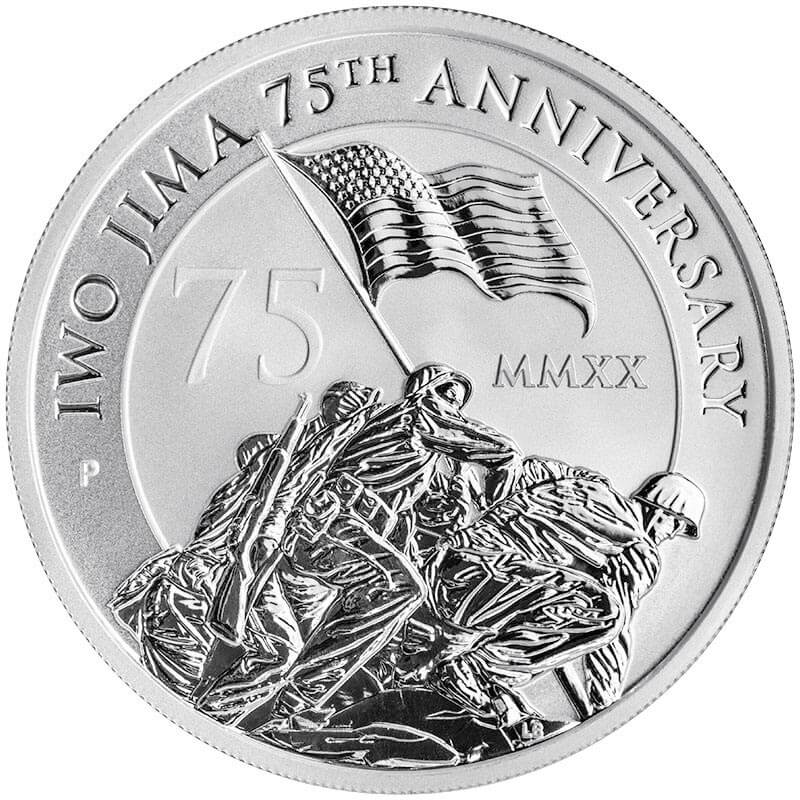 2020 75th Ann of Iwo Jima 1oz .999 Silver Coin