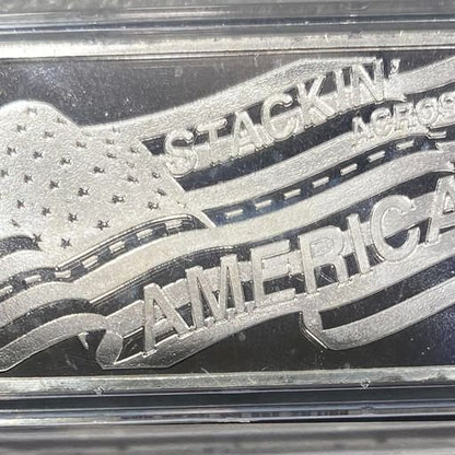 Alaska License Plate .999 Fine Silver Bar 1oz