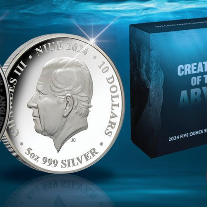 2024 Niue Creatures of the Abyss 5 oz Silver Coin