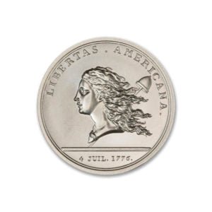 LIBERTAS AMERICANA MEDAL TRIBUTE – 2 TROY OUNCE – 39MM