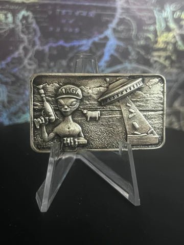 The Locker Mint Maga Alien 3 Ozt .999 Fine Silver