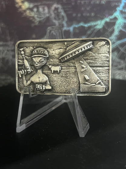 The Locker Mint Maga Alien 3 Ozt .999 Fine Silver