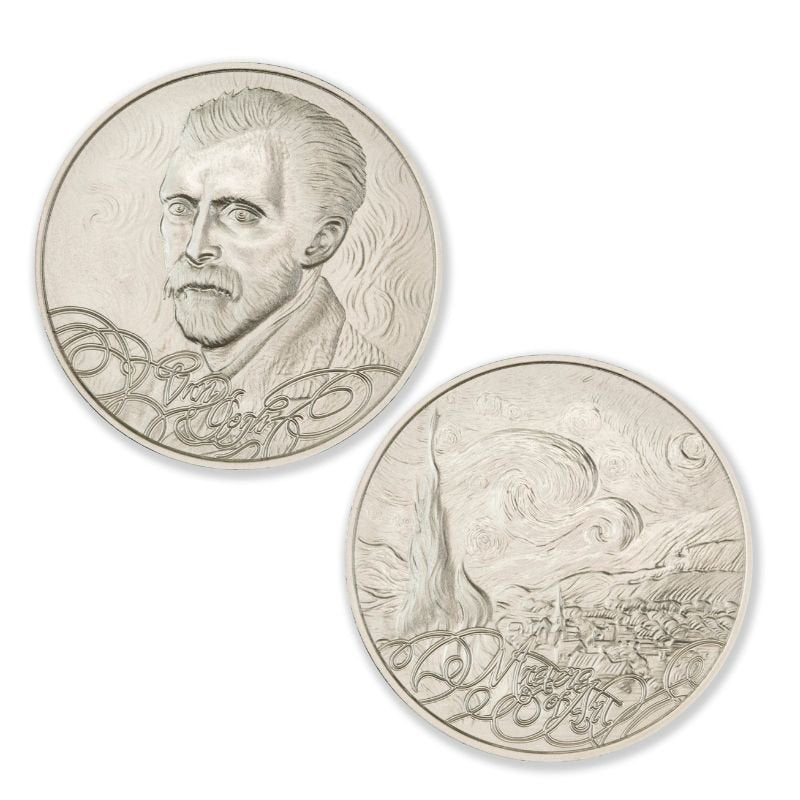 Masters Of Art Vincent Van Gogh 1 Troy Ounce 39mm