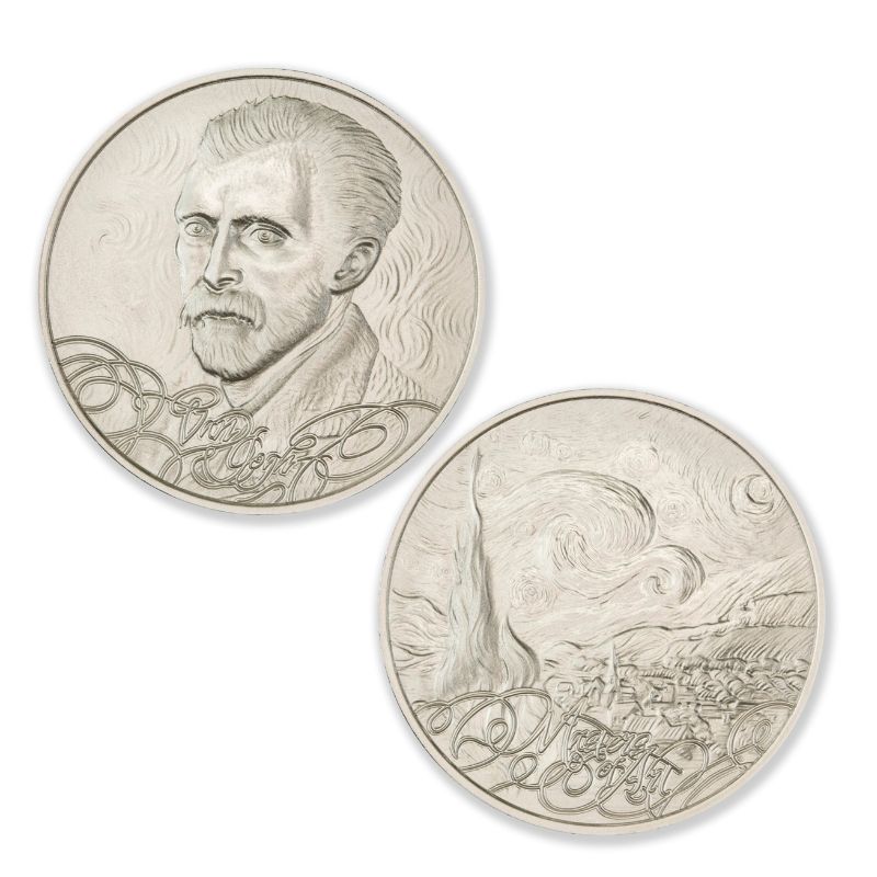 Masters Of Art Vincent Van Gogh 1 Troy Ounce 39mm