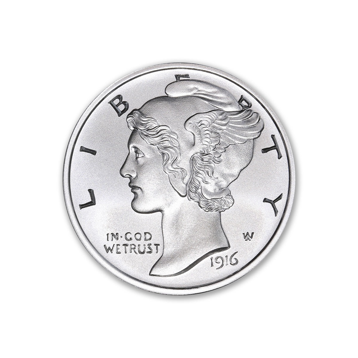 Mercury Dime Tribute 1 Troy Ounce 39mm