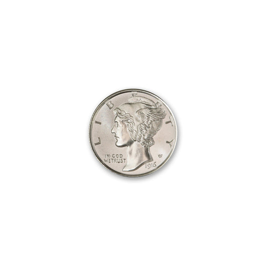 Mercury Dime Tribute 1/4 Troy Ounce 20mm