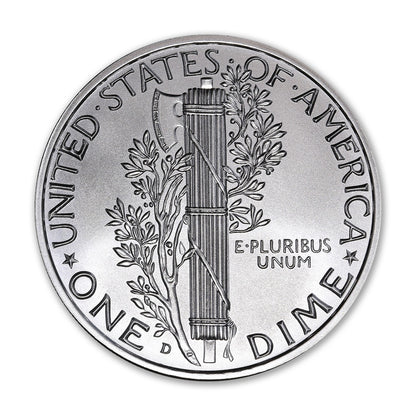 Mercury Dime Tribute 2 Troy Ounce 50mm