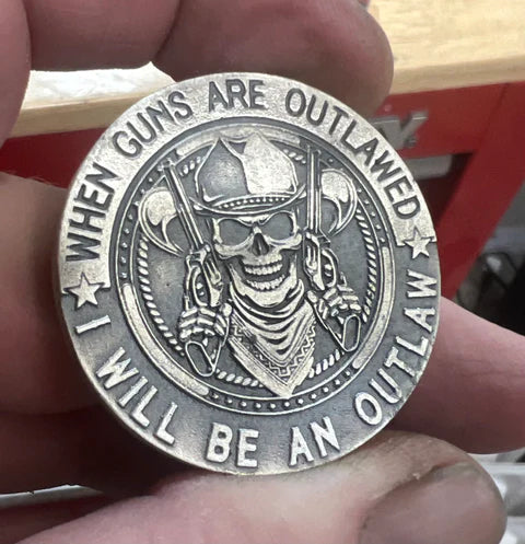 The Locker Mint Outlaw 2ozt .999 Fine Silver