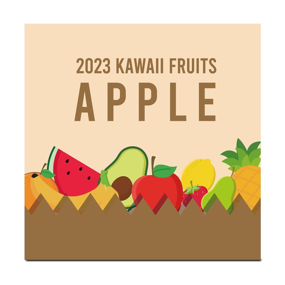 2023 Proof Samoa Kawaii Fruits Apple 1 oz Silver Coin with Box & CoA