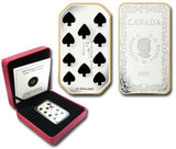 2009 Canada $15 Fine Silver Coin Playing Card Money Series- Ten of Spades