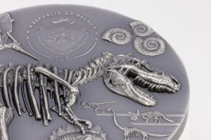 2024 Palau Smartminting Dinosaur Extinction-Fury of Nature 2oz Antique